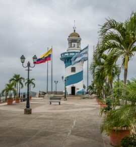 Lighthouse on top of Santa Ana hill - Guayaquil, Ecuador